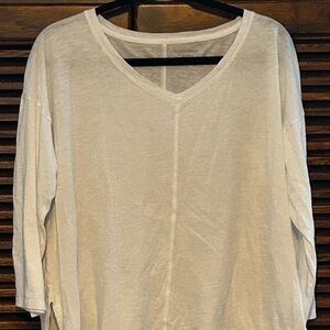 Eileen Fisher V-Neck Long Sleeve Tee